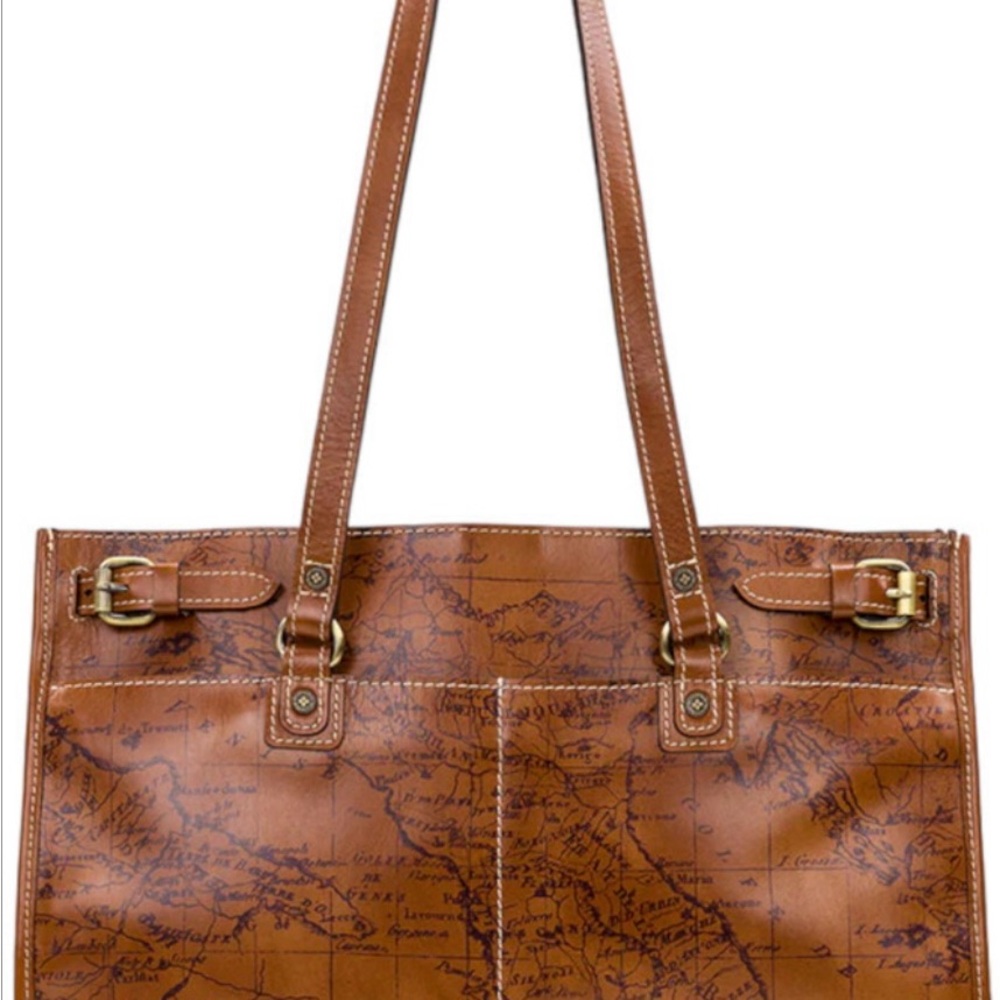 Elegant Brown Leather Tote Bag